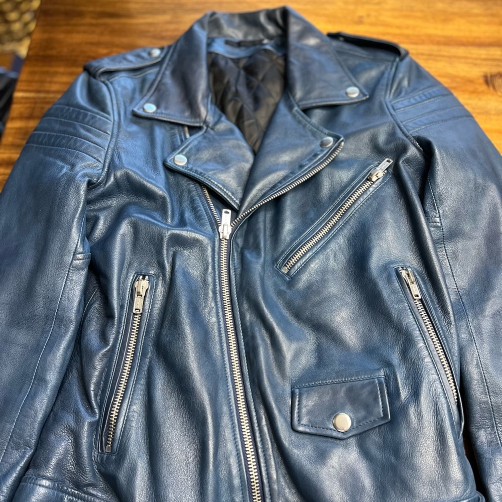 BLK DNM LEATHER JACKET